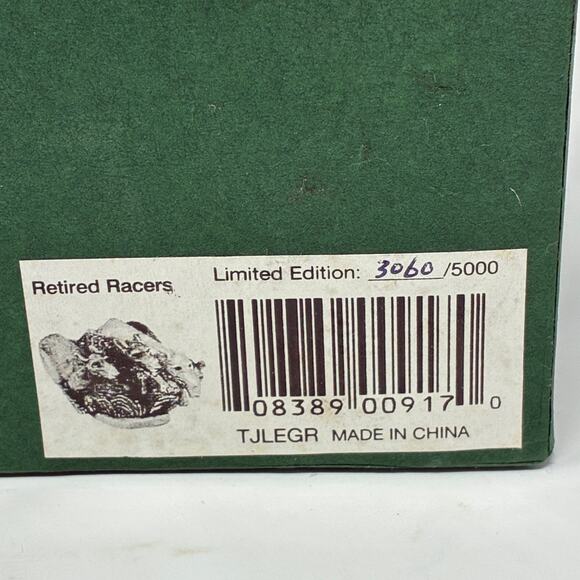 Harmony Kingdom Retired Racers Greyhounds Marble Resin Box Figurine 3060/5000 LE - Picture 12 of 12